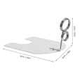 thumbnail image 2 of Luxshiny 10Ud Clip Para Tarjetas Y Etiquetas De Precio Con Soporte De Metal Plateado, 2 of 7