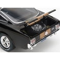thumbnail image 3 of 1966 Ford Mustang Shelby GT 350 "Hertz" Black with Gold Stripes and Racing Wheels 1/18 Diecast Model Car by Shelby Collectibles, 3 of 3