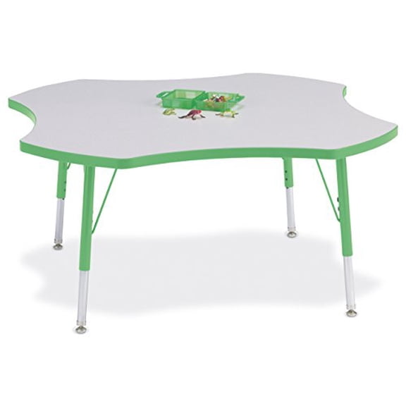 Elementary Height Prism Four-Leaf Table