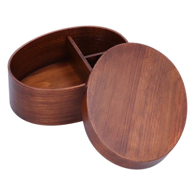 Japanese Lunch Box,Oval Shape Bento Box Luch Box Wooden Bento Box Custom Engineered