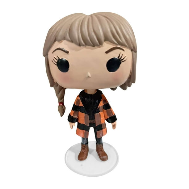 Figura de vinilo coleccionable de Taylor Swift con guitarra y vestido blanco: perfecta para fanáticos de la música y coleccionistas
