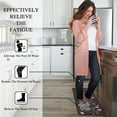 thumbnail image 5 of 2 Pcs Kitchen Mat for Floor, Cushioned Anti-Fatigue Kitchen Mats, Non-Slip Waterproof Kitchen Rugs Set for Kitchen, Office, Sink, 17"x47"+17"x29" (Black), 5 of 5