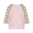thumbnail image 3 of YOUYEDAIN 3/4 Sleeve Shirts for Child Girls 9-10 Crewneck Tops Fashion Teen Girls Clothing Lightweight Tshirt Beige 9-10 Years, 3 of 4