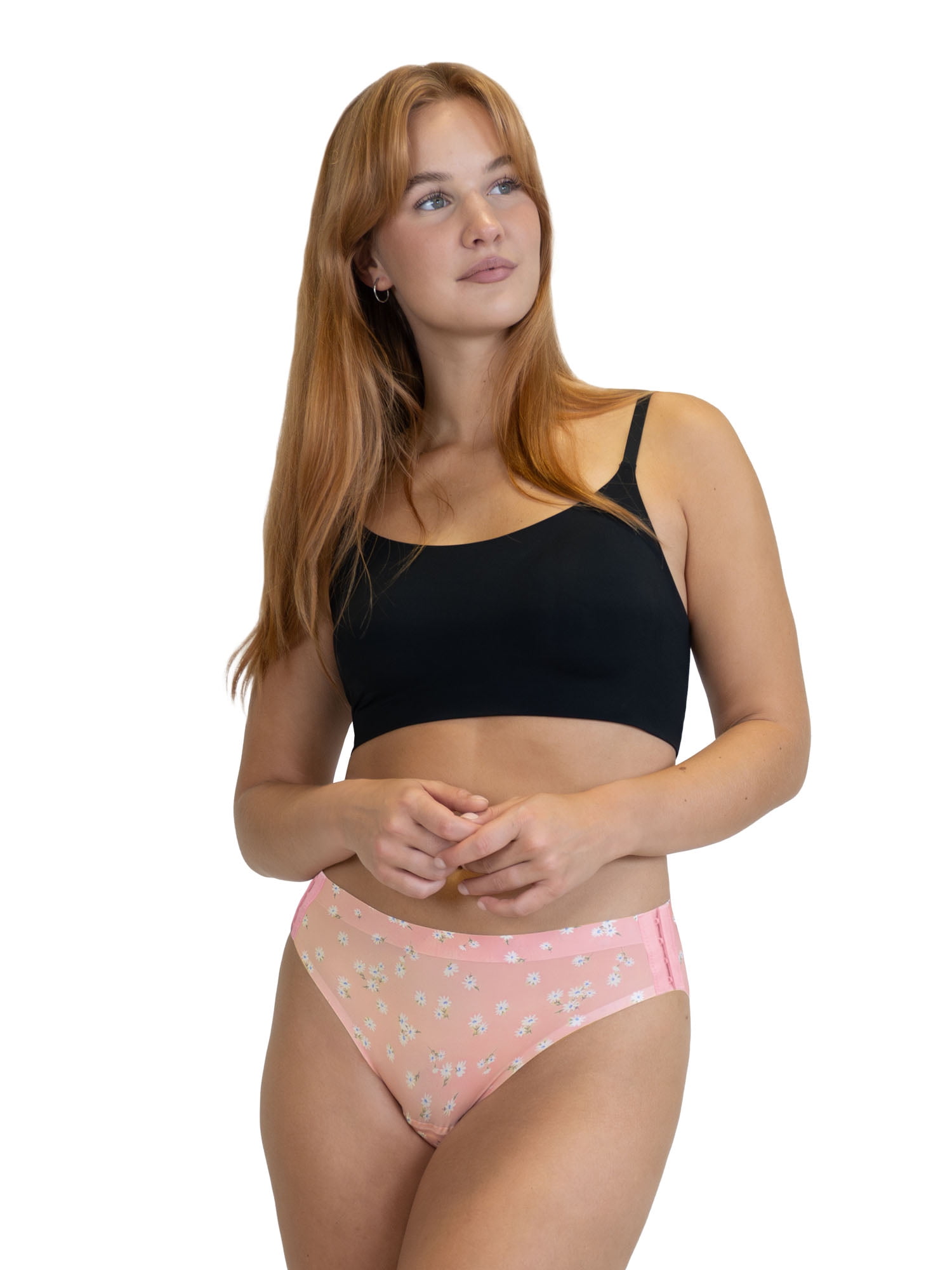 No Boundaries Bikini Super Adaptive Absorbency Period Underwear, 2-Pack, Women’s Sizes S-XXL