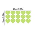 thumbnail image 2 of Glow-in-the-Dark Heart-Shaped Wall Decals Romantic Bedroom & Living Room Decor Fluorescent Stickers for Cozy & Elegant Atmosphere, 2 of 5