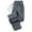Gray, variant on HKYNLAG Mens Sweatpants Winter Fleece Lined Thermal Jogger Pants Drawstring with Zipper Pockets Lightweight Athletic Pants Light Gray 3XL