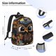 thumbnail image 5 of Easygdp Quirky Owl With Glasses Mochila Ligera de 15 Pulgadas para Estudiantes, Mochila Cómoda para la Escuela y Viajes, Correas Ajustables, 5 of 6