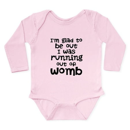

CafePress - Running Out Of Womb Body Suit - Long Sleeve Infant Bodysuit