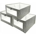 thumbnail image 1 of Caja de almacenamiento 3 cajas de almacenamiento Caja de almacenamiento para ropa, juguetes, revistas para el hogar, oficina, guardería, armario, dormitorio, 1 of 5