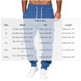 thumbnail image 4 of Cargo Sweatpants for Men,Elastic Drawstring Waist Casual Loose Jogger Pants with Side Pockets for Sports Daily Wear, 4 of 6