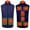170 Blue, variant on guisaled Heated Vest for Men, Battery Pack Not Included Heated Puffer Vest Lightweight Warm Softshell Quilted Heated Vest Winter