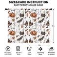 thumbnail image 2 of Blackout Kids Curtains,Halloween Ghosts Pumpkins and Witch Hats Childrens Insulated Curtains Set Of 2,Bedroom Essentials,Toddler Room Decor 52"x84", 2 of 5