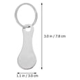 thumbnail image 2 of ADDHAT Llave Token Para Carrito De Compras Con Sencillo Y Material Inoxidable, 2 of 8