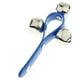 thumbnail image 1 of , correa de plástico azul, 3 cascabeles, juguete agitador de mano para niños kusrkot Juguete de cascabel de campanillas para niños, 1 of 8
