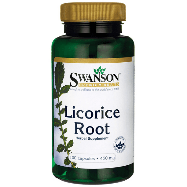 Swanson Licorice Root 450 mg 100 Caps