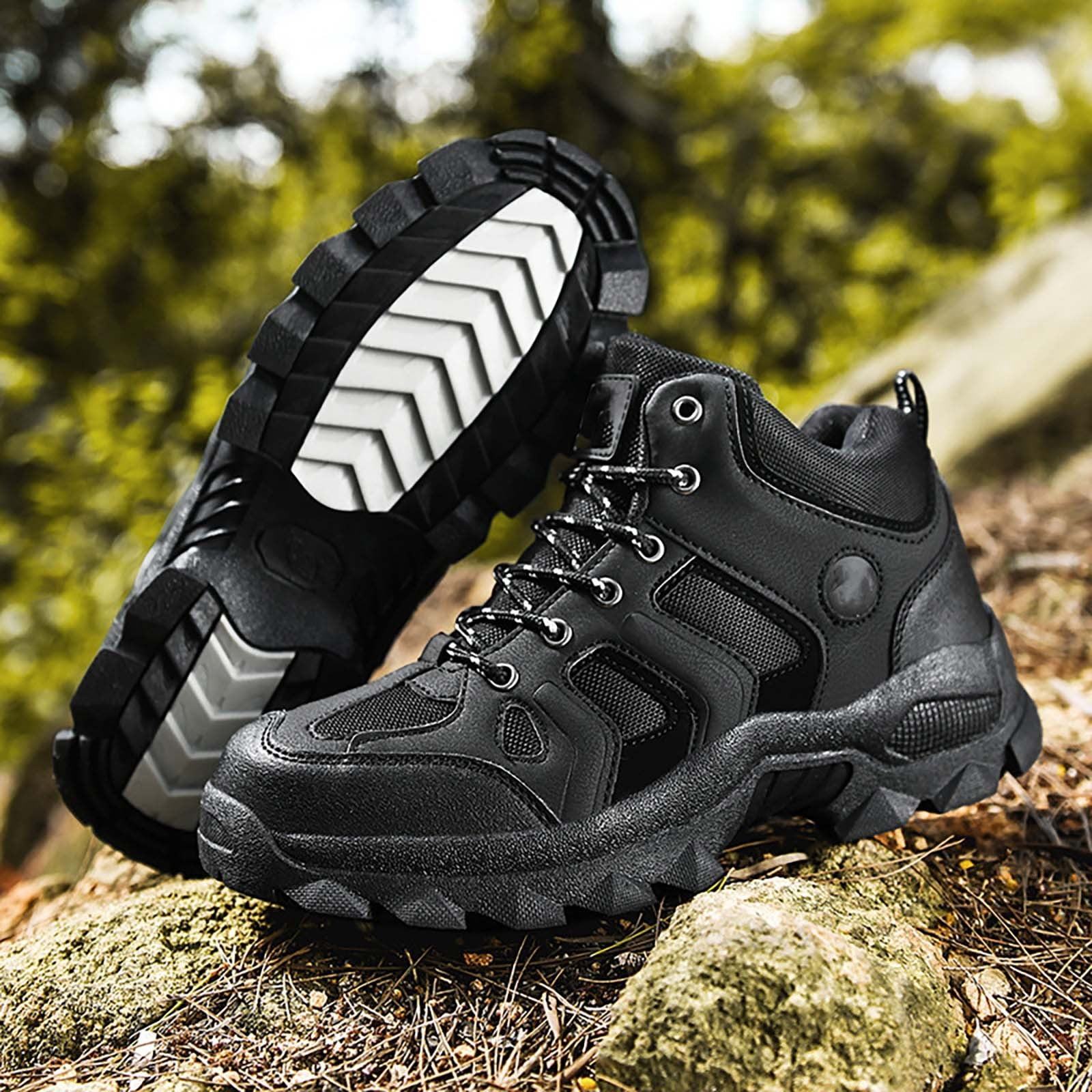 Win s Way Unisex Outdoor Hiking Shoes, Large Size Breathable Walking Sneakers for Couples