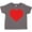 Charcoal, variant on Inktastic Red Heart Boys or Girls Toddler T-Shirt