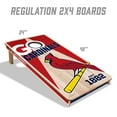 thumbnail image 4 of YouTheFan MLB St. Louis Cardinals 2' x 4' Cornhole Game, 4 of 6