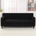 thumbnail image 2 of Sofá de 2 piezas de sofá de tela jacquard estirable de 3 plazas negro Sunnimix Sofa Loveseat Couch Slipcover, 2 of 5