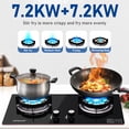 thumbnail image 6 of Wobythan 2 Burners Portable Camping Gas Stove Cooktop for Outdoor Grilling and Cooking, 49000BTU, 6 of 16