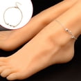 thumbnail image 4 of Guardurnaity Aleación tobillera encantadora exquisita pies adorno chica joyería para decoración Type3 NO3, 4 of 6