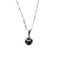 thumbnail image 1 of Collar de balon de futbol de plata, 1 of 4
