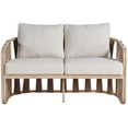 thumbnail image 3 of Meridian Furniture San Pietro Beige Olefin Upholstered Outdoor Patio Loveseat, 3 of 9