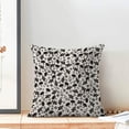 thumbnail image 6 of Spring Floral Pillow Covers 18 X 18 Inch Set of 2, Vintage Cute Black Cream Flower Decorative Throw Pillow Covers Rustic Farmhouse Pillowcase Linen Cushion Case for Outdoor Home Sofa Couch, 6 of 6