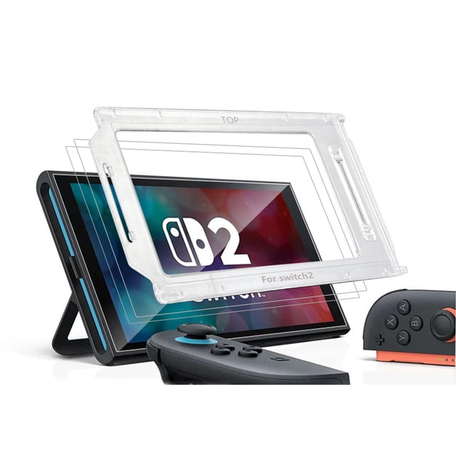 Protector de Pantalla de Vidrio Templado LFGKMZ para Nintendo Switch 2