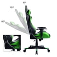 thumbnail image 4 of Chaise de Gaming avec Dossier Inclinable, Style Course Chaise de Bureau Dossier Haut, 4 of 6