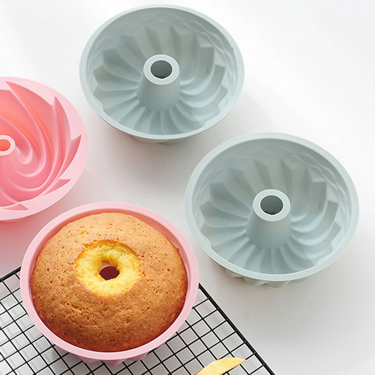 Cheer US 2Pcs/Set Silicone Molds, Nonstick Silicone Donut Mold, Silicone  Cupcake Baking Cups, Silicone Donut Pan, Muffin, Jello, Bagel Pan, Oven