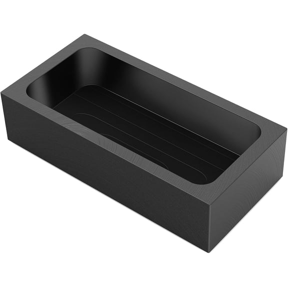 Nelyrho 1-Pack 2.2 lbs High-Purity Graphite Ingot Mold for Gold, Silver, Copper & Aluminum – Heat Resistant Casting Mold up to 2000°C for Jewelry Making & Metal Refining