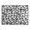 thumbnail image 4 of Ryvnso Doodle Pandas Area Rug Floor Mats Non-Slip Home Carpet 80 x 58 inch, 4 of 7