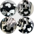 thumbnail image 4 of Shisuyan 1Pack Mobile Phone Carry Pouch Storage Bag Black Plush Open-top Button Wallet Storage, 4 of 8
