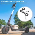 thumbnail image 4 of Interruptor doble simple + interruptor de advertencia de peligro/indicador para scooter eléctrico, bicicleta, triciclo, ATV, EV, bricolaje, negro, negro, 4 of 4