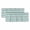 Turquoise Grey, variant on 2 Panels Burnt Orange Grey Stripe Valance for Windows, Farmhouse Modern Art Striped Light Filtering Kitchen Curtains, Rod Pocket Window Treatment Curtain Valances for Living Room Bedroom, 54"x18"