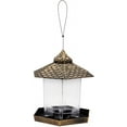 Twinkle Star Wild Bird Feeder Hanging for Garden Yard Outside Decoration, Hexagon Shaped with Roof - image 5 of 5