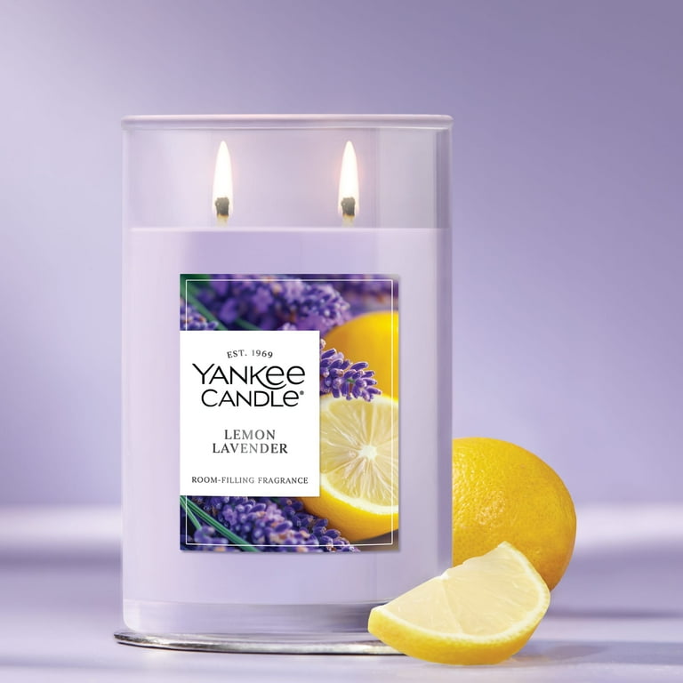 YANKEE CANDLE アロマ Yankee Candle Lemon Lavender Large Tumbler Scented Candles, 20 oz