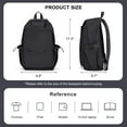 thumbnail image 4 of Backpacks for Women Men School Bag Cute Backpack for College Students Lightweight Backpacks Book Bags Waterproof Gym Backpack Simple Laptop Backpack Casual Daypack Black, 4 of 10