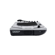 Reloop Bluetooth Portable Turntable with USB Recording and Integrated Speaker, Black