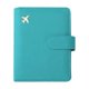 thumbnail image 1 of DEKAXID - Funda de cuero para pasaporte, impermeable, para viaje, tarjetero, bonita funda para pasaporte con hebilla para mujer y hombre, 1 of 7