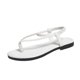 thumbnail image 1 of Sandalias Planas con Correas de Tobillo Sandalias Redondas Del Dedo Del Pie con Hebilla Ajustable de Verano, Zapatos Casuales de las Mujeres, 1 of 9