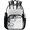 Multicolor 4, variant on Spring Cute Koala Clear Backpack for Stadium Events, Transparent Backpacks See Through Plastic Bag for Concerts & Work, Wild flowers