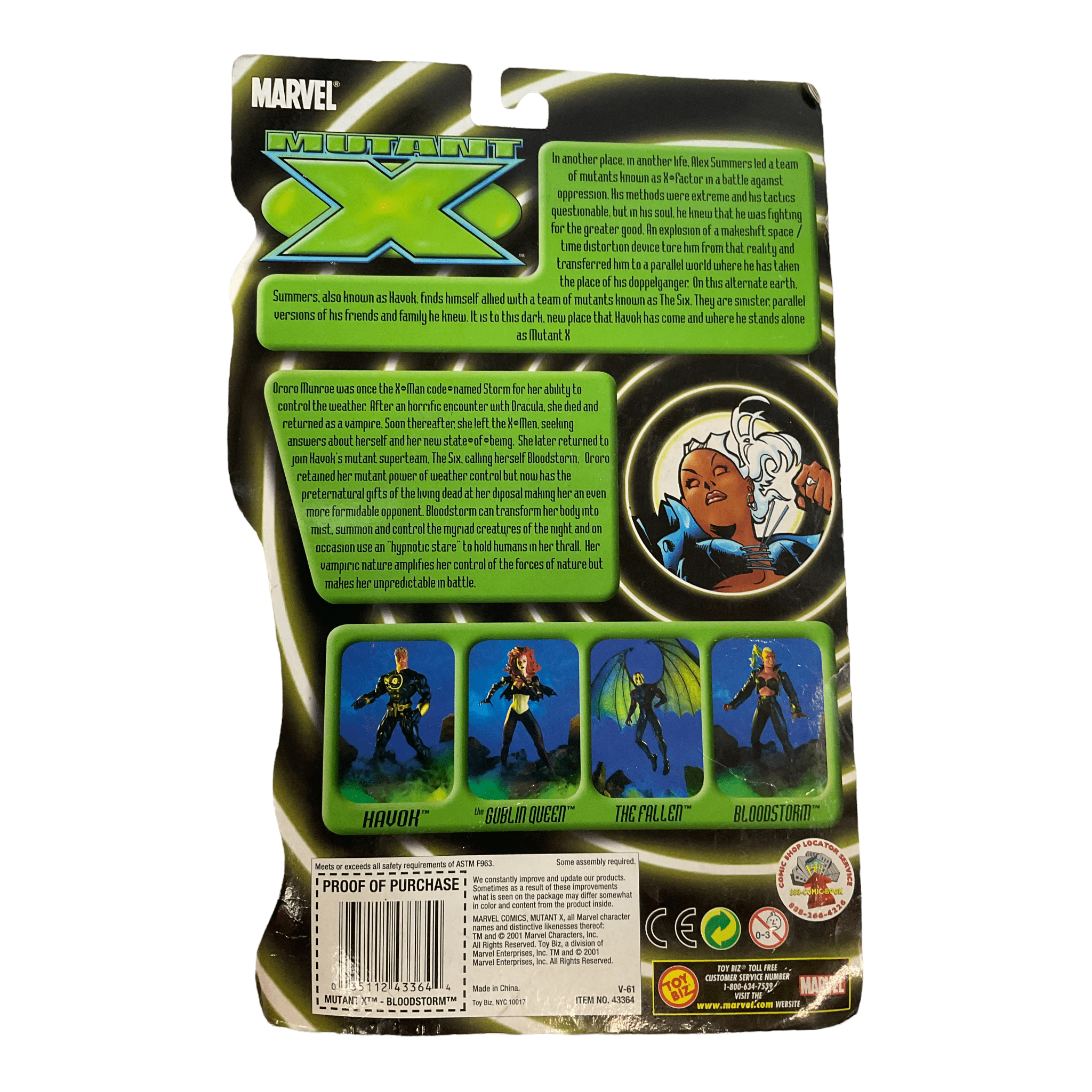 Mutant X Bloodstorm Action Figure