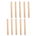 thumbnail image 3 of EeaseCA 10Pcs Wood Straight Rulers Double Scale Rulers Wood Measuring Rulers Wooden Rulers, 3 of 8