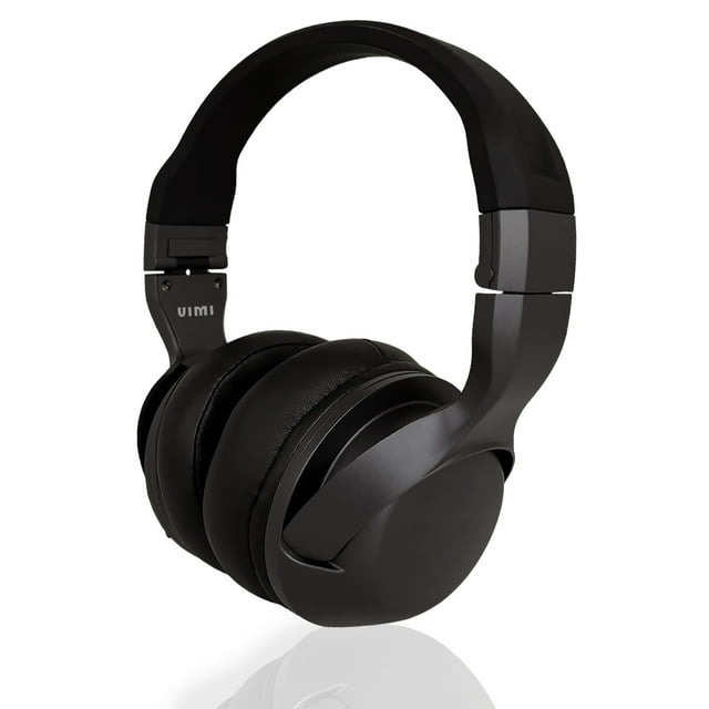 Audífonos De Diadema Ajustable Inalámbricos Estéreo 3.5mm Con Radio FM Negro Vimi