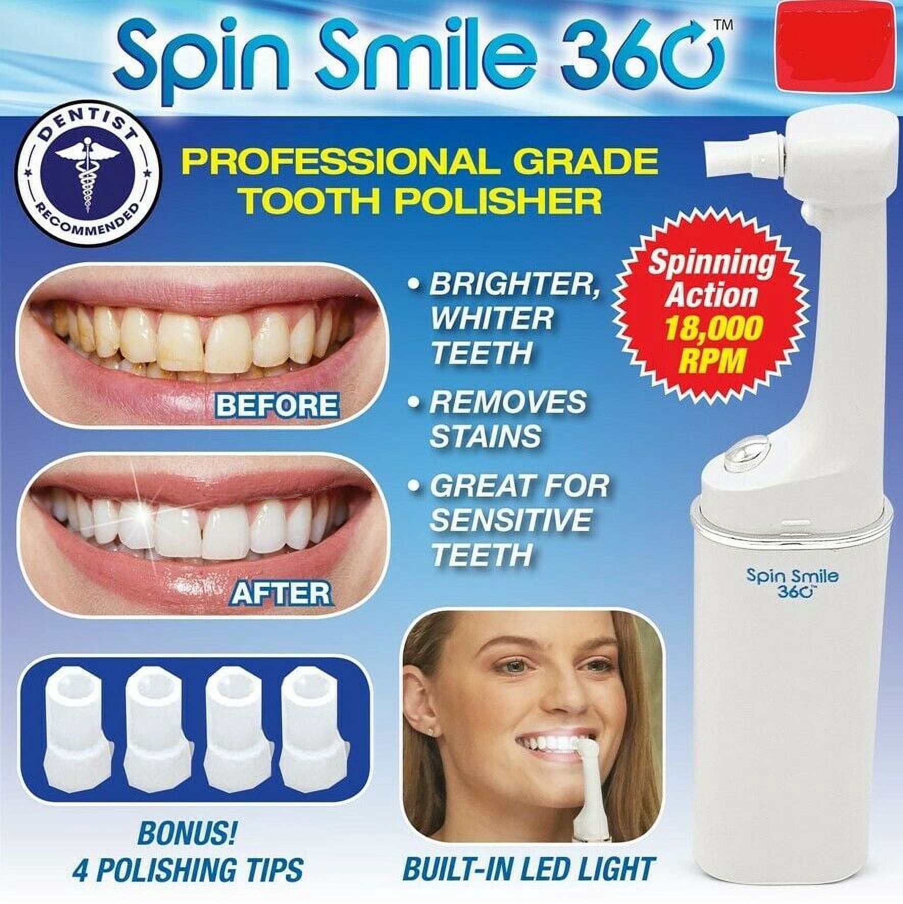 Spark Innovators Spin Smile 360 - Professional Teeth Cleaning
