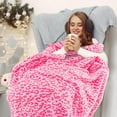 thumbnail image 2 of Warm Blanket Pink Soft Fleece Blankets Throw Blankets for Bed, 2 of 6
