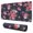 Pioneer Flower Floral-1, variant on Long Mouse Pads for Desk,Pioneer Flower Floral Print Pattern Desk Mats on Top Of Desks, Desk Mouse Pad Extra Large with 3mm Non-Slip Base and Stitched Edge for Gaming,Office,Work,Home 31.5"x11.8"