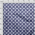 thumbnail image 3 of oneOone Velvet Violet Fabric Check Craft Projects Decor Fabric Printed By The Yard 58 Inch Wide, 3 of 4